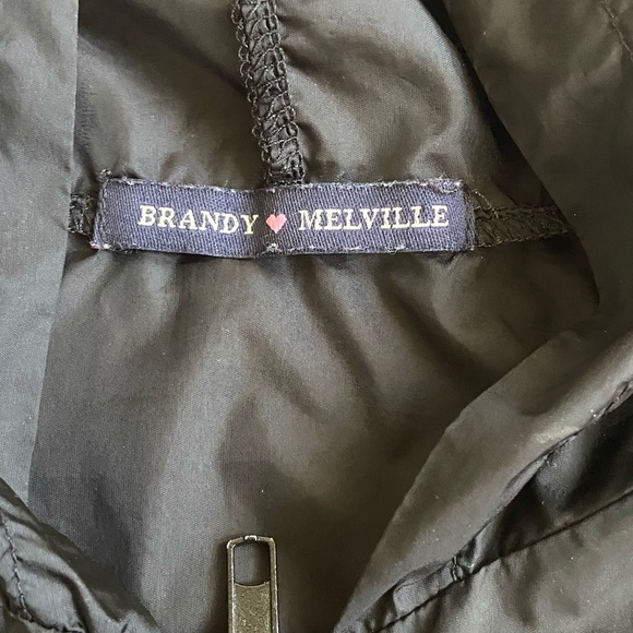 brandy melville black windbreaker! - Picture 4 of 4